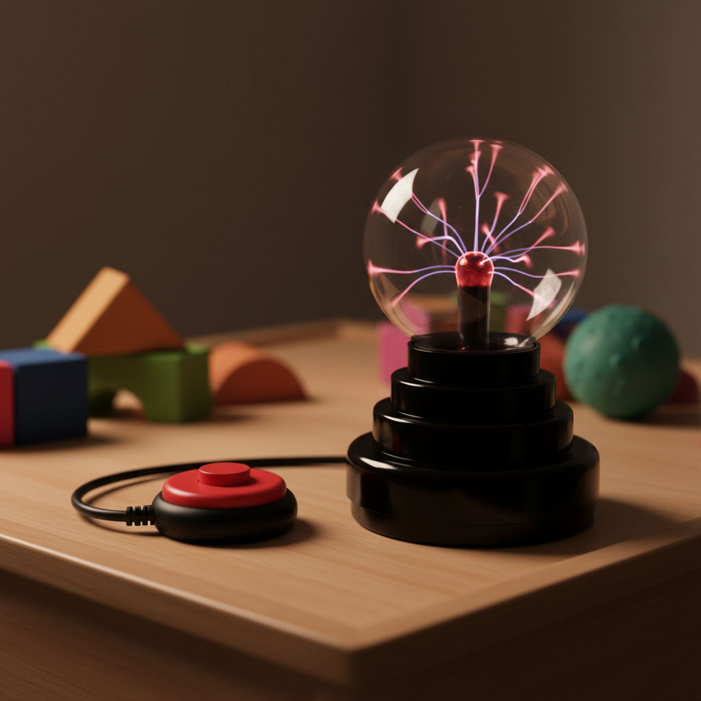 Switch-Adapted Plasma Ball in a stunning setting