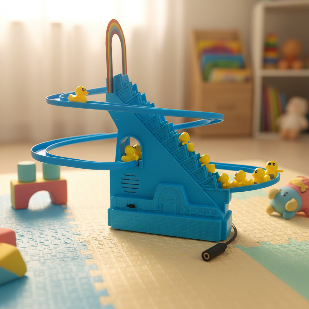 Switch-Adapted Roller Coaster Duck in a stunning setting