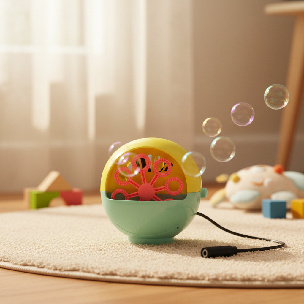 Switch-Adapted Small Bubble Blower in a stunning setting