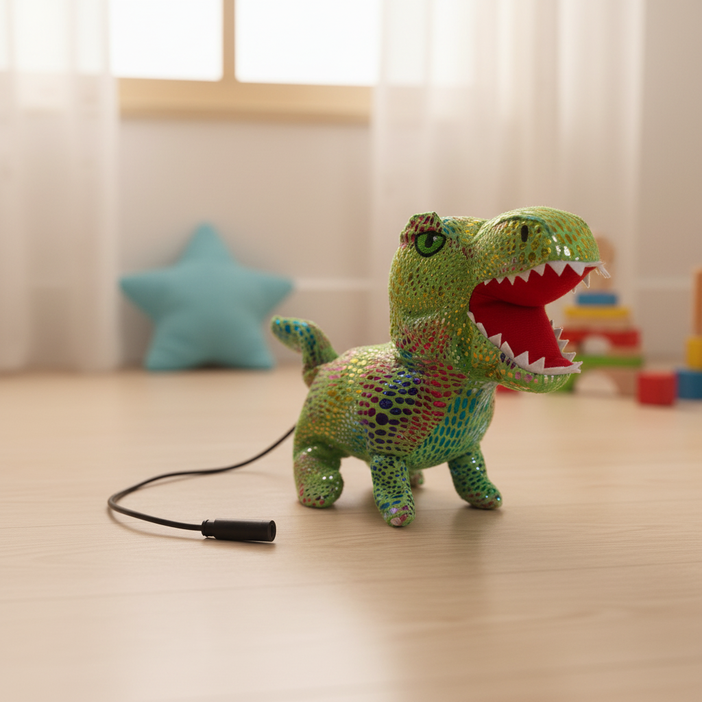 Switch-Adapted Walking Dinosaur in a stunning setting