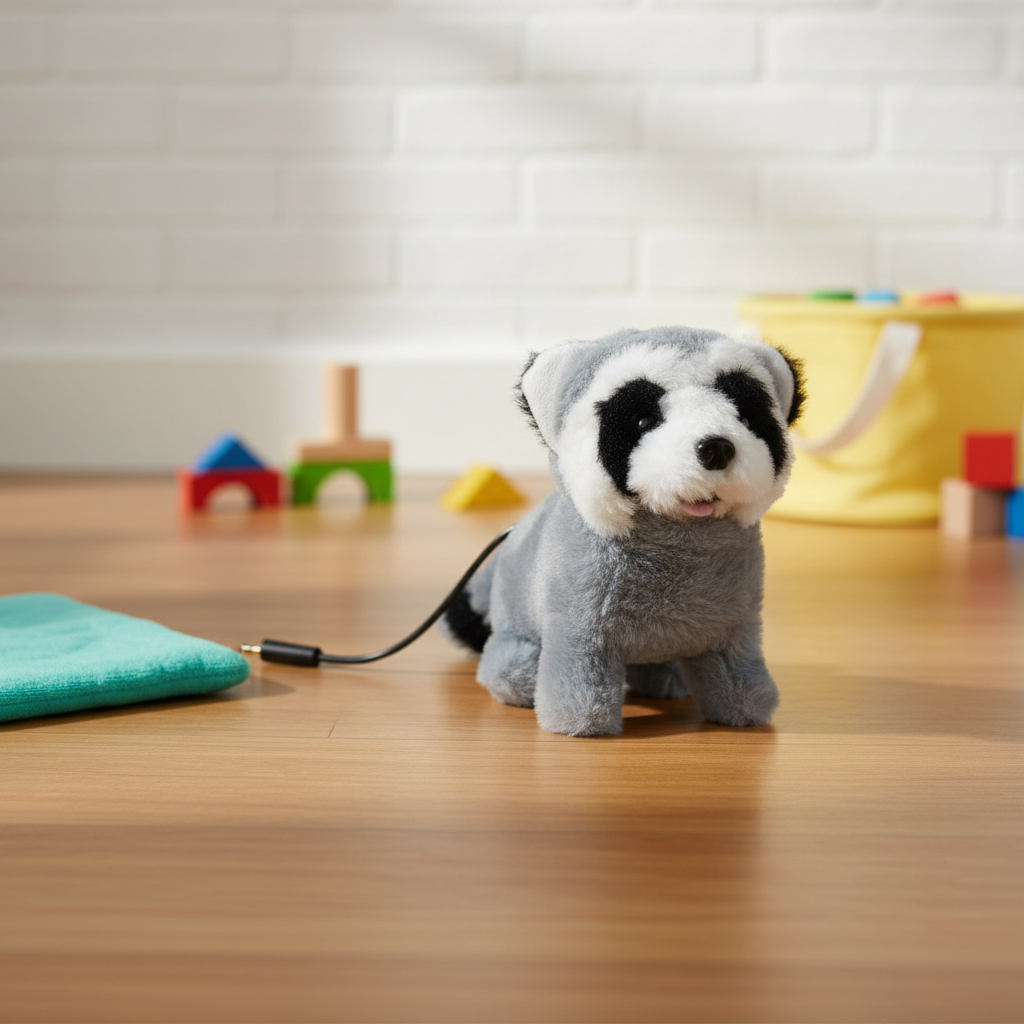 Switch-Adapted Walking Racoon in a stunning setting